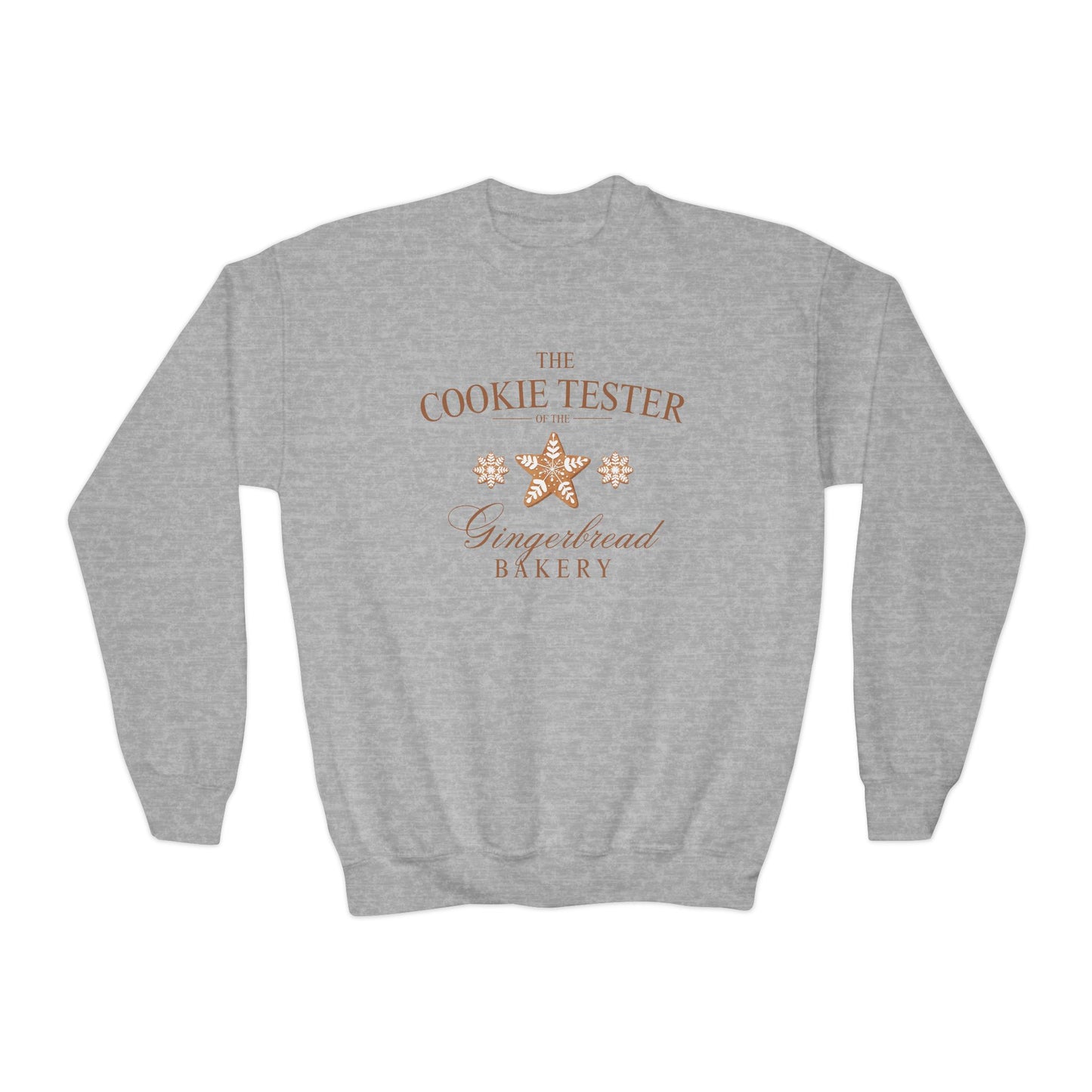 Cookie Tester Kids Crewneck Sweatshirt