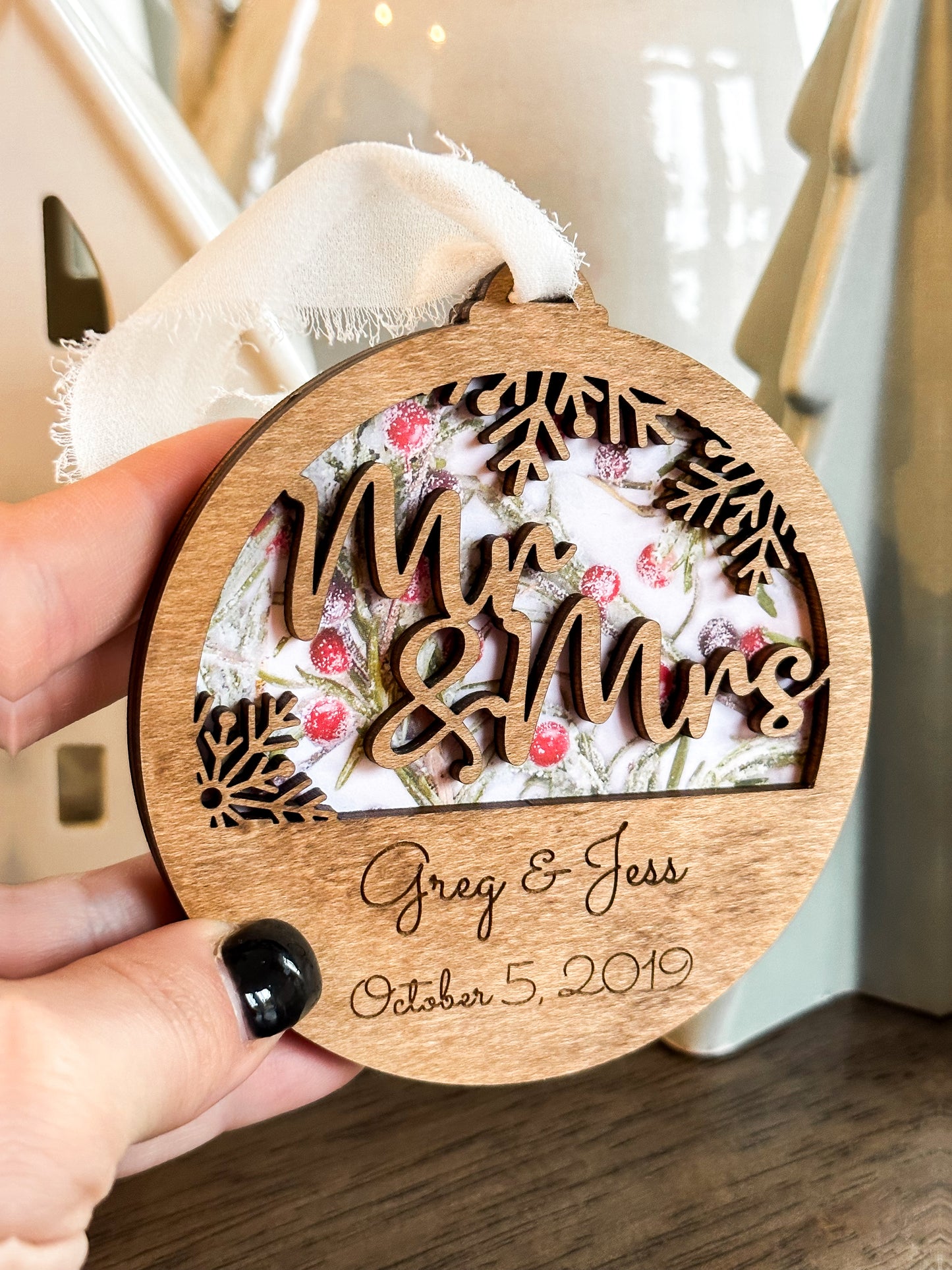 Mr & Mrs Ornament