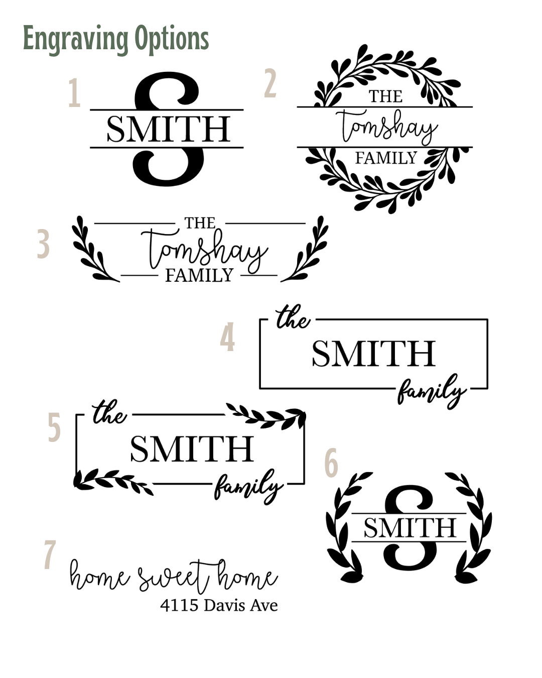 Engraved Cork Coasters - Set of 4