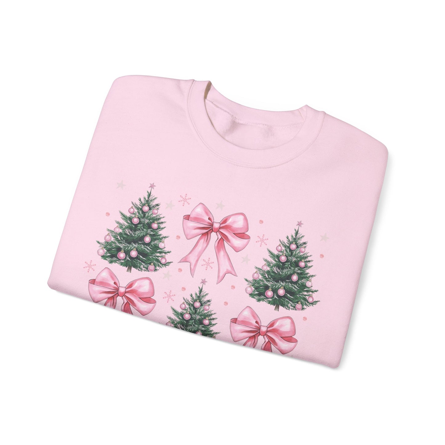 Pink Holiday Crewneck Sweatshirt