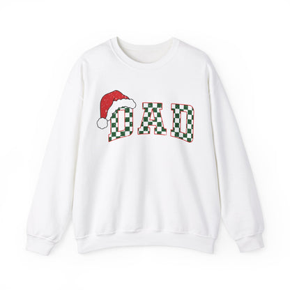 DAD Green Check Crewneck Sweatshirt