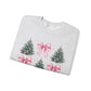 Pink Holiday Crewneck Sweatshirt