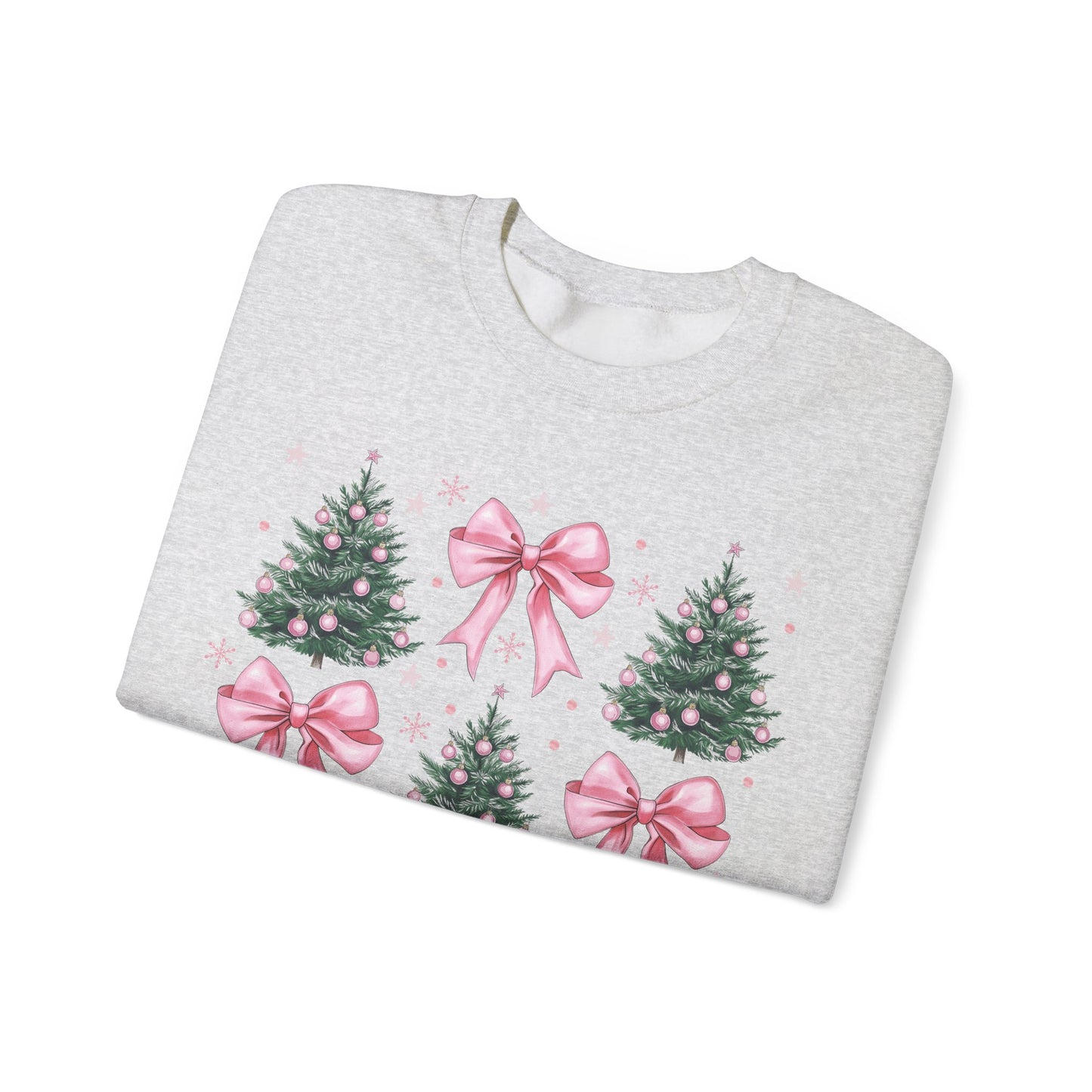 Pink Holiday Crewneck Sweatshirt