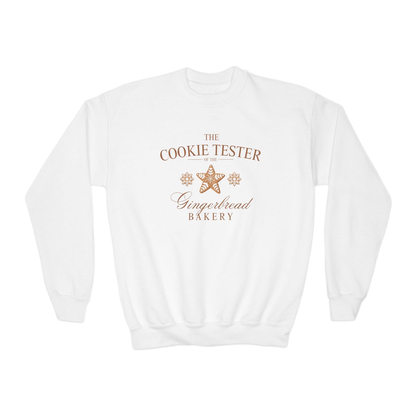 Cookie Tester Kids Crewneck Sweatshirt