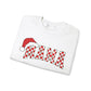 MAMA Red Check Crewneck Sweatshirt