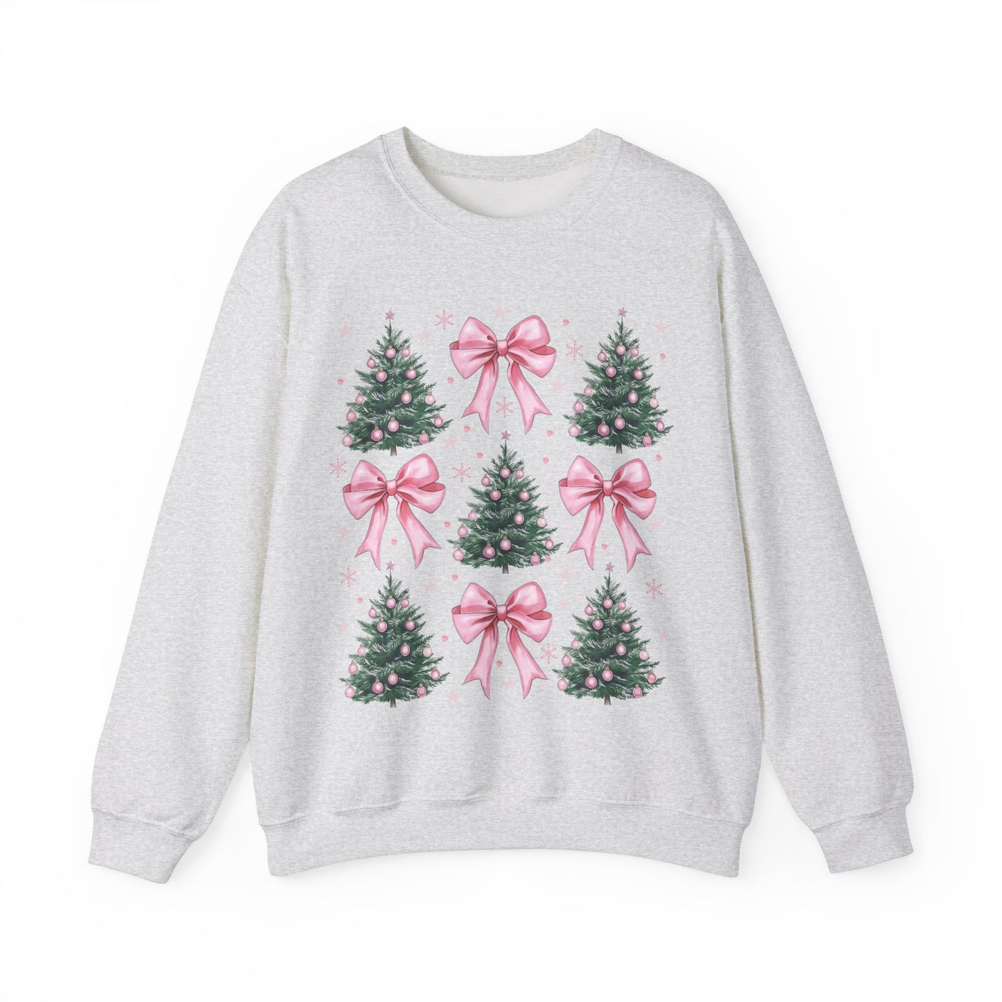 Pink Holiday Crewneck Sweatshirt