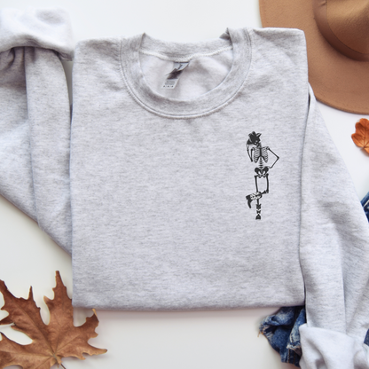 Cowboy Skelly Crewneck Sweatshirt