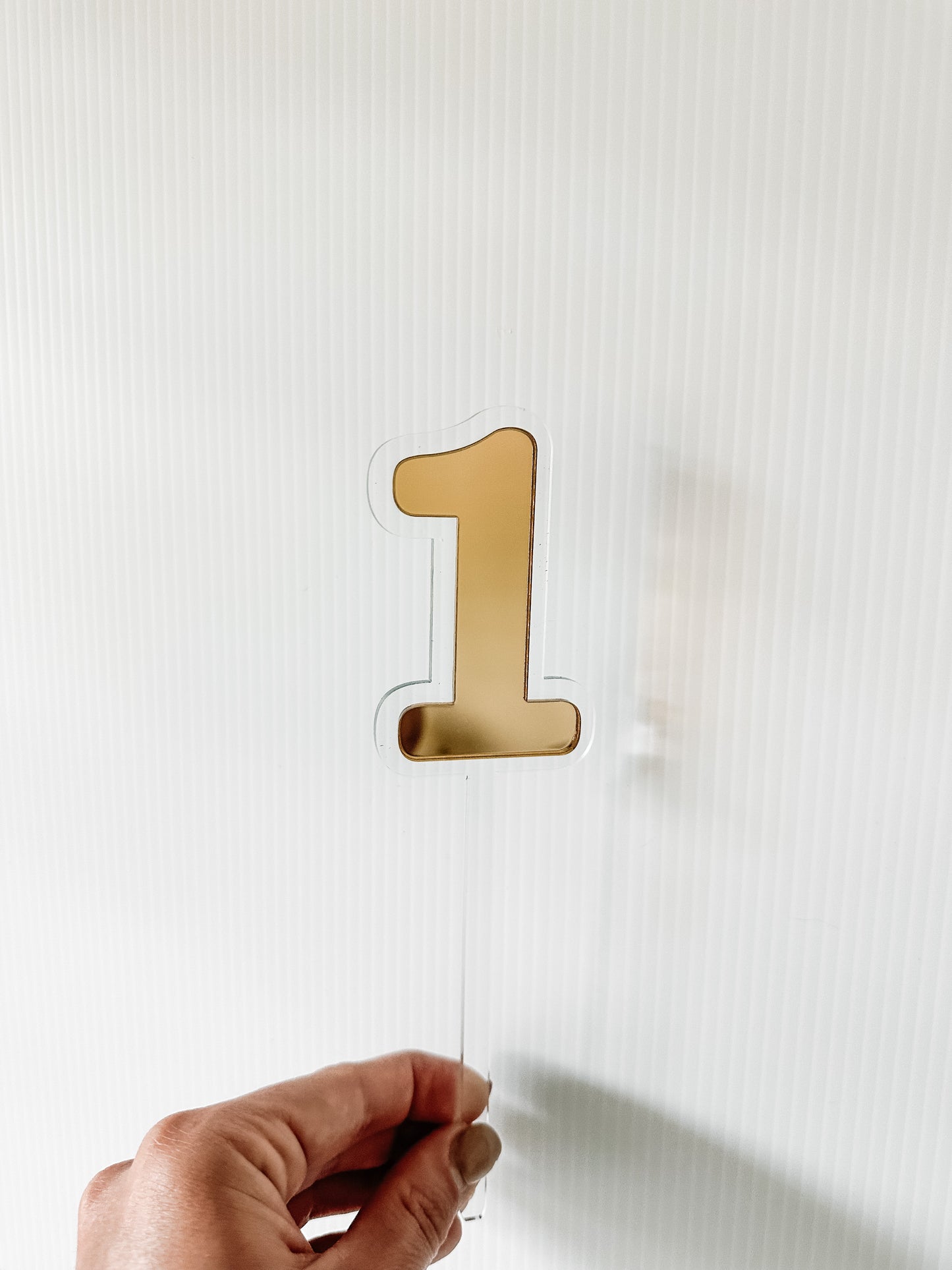 Number Cake Topper