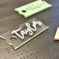 Tumbler Name Topper