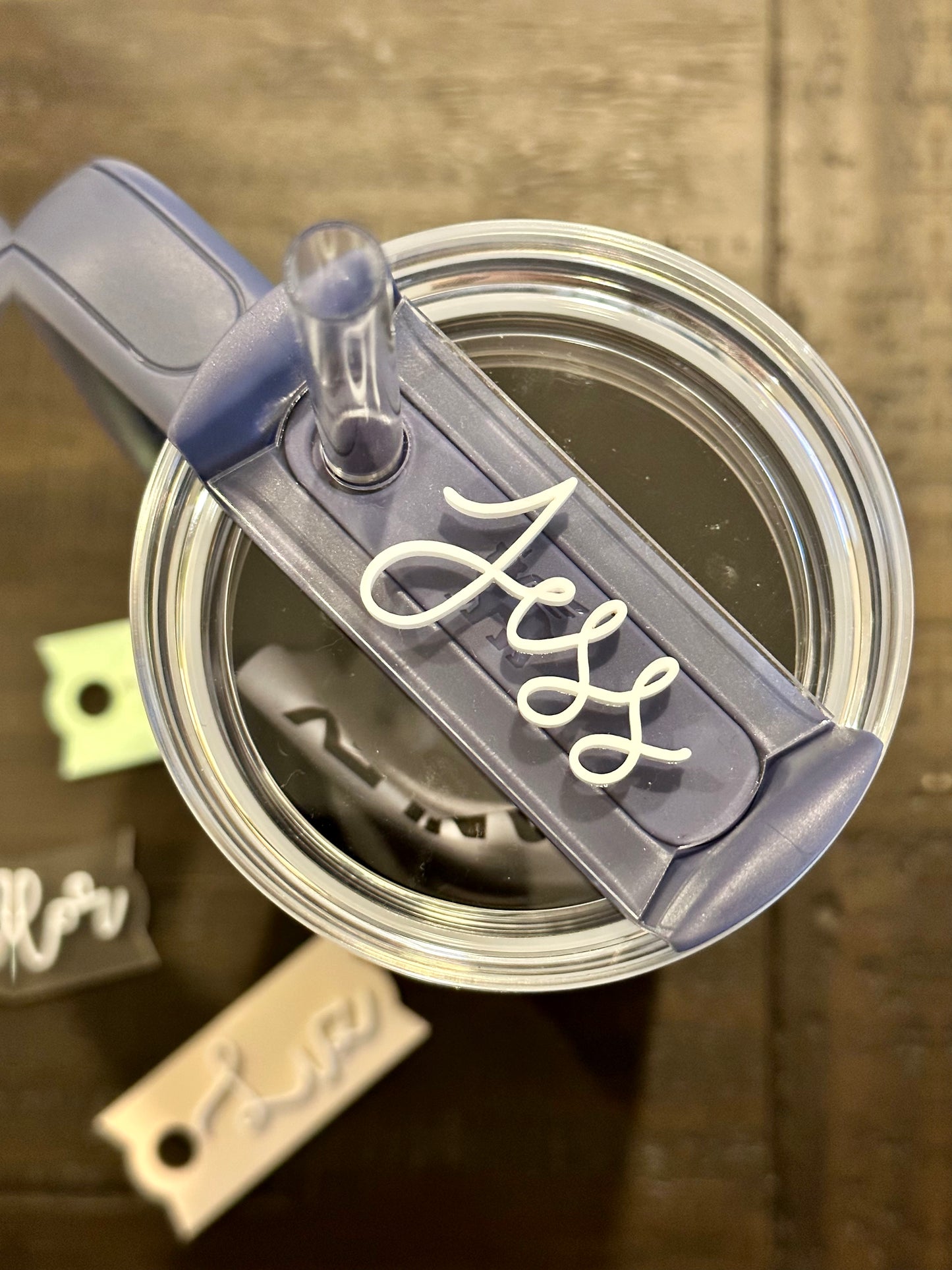 Tumbler Name Topper