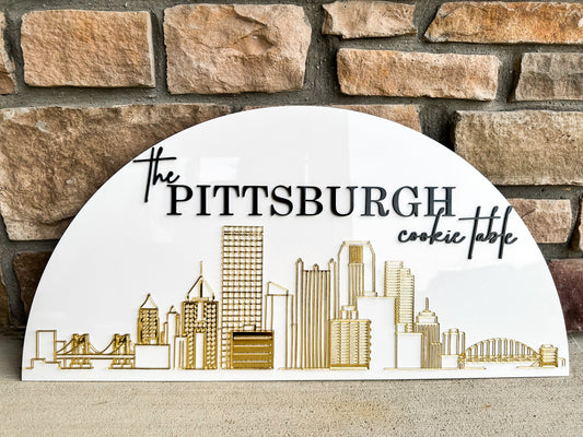 Pittsburgh Cookie Table Sign
