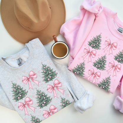 Pink Holiday Crewneck Sweatshirt