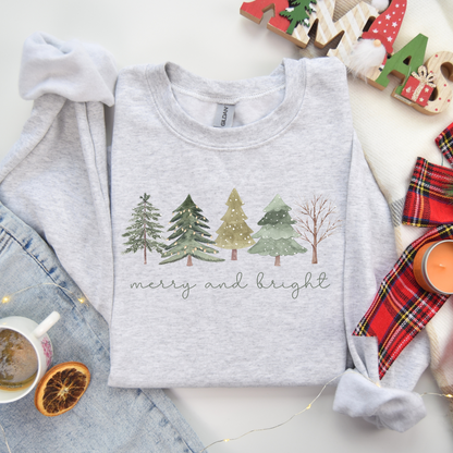 Merry & Bright Crewneck Sweatshirt