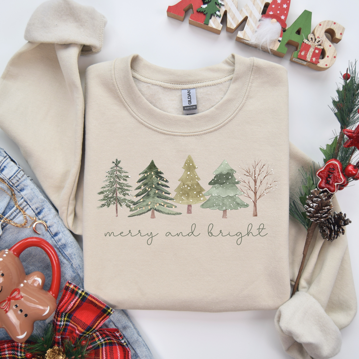 Merry & Bright Crewneck Sweatshirt