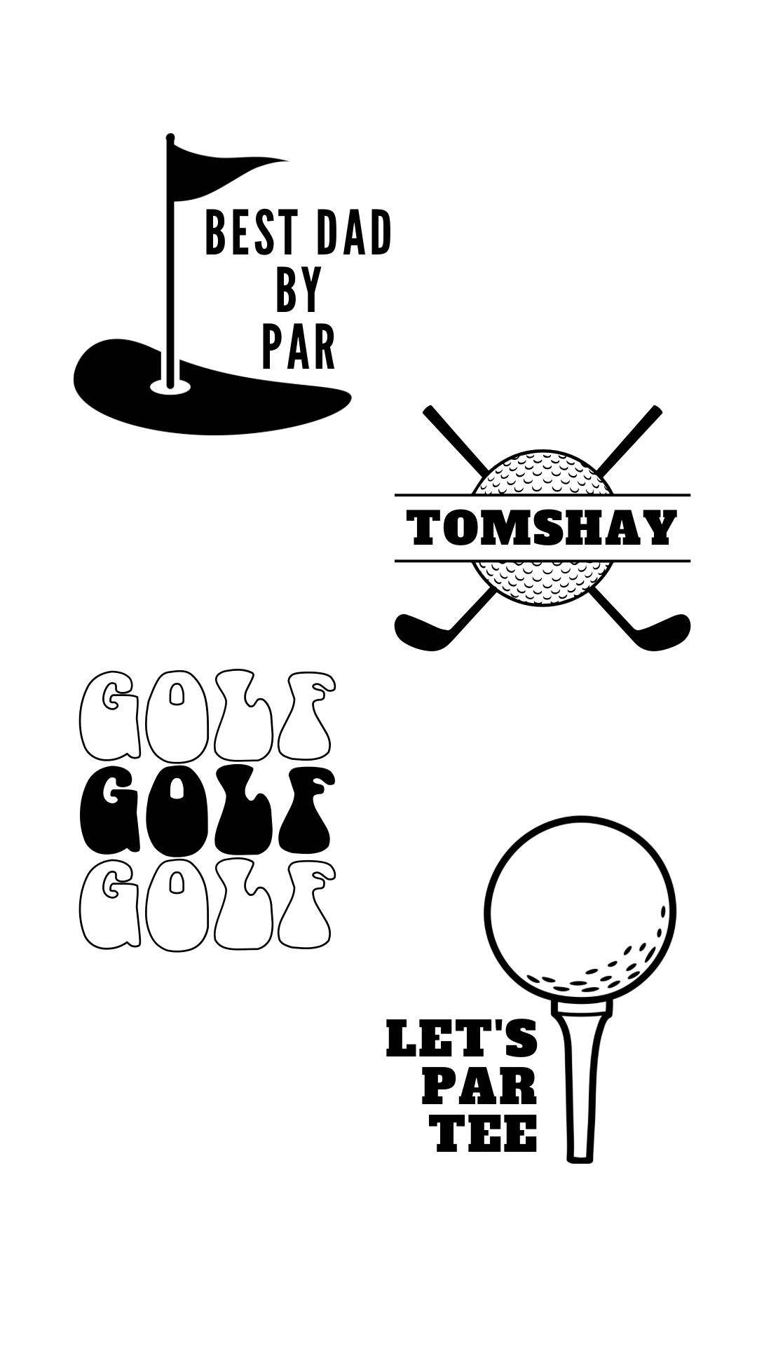 Leather Golf Tee Holder