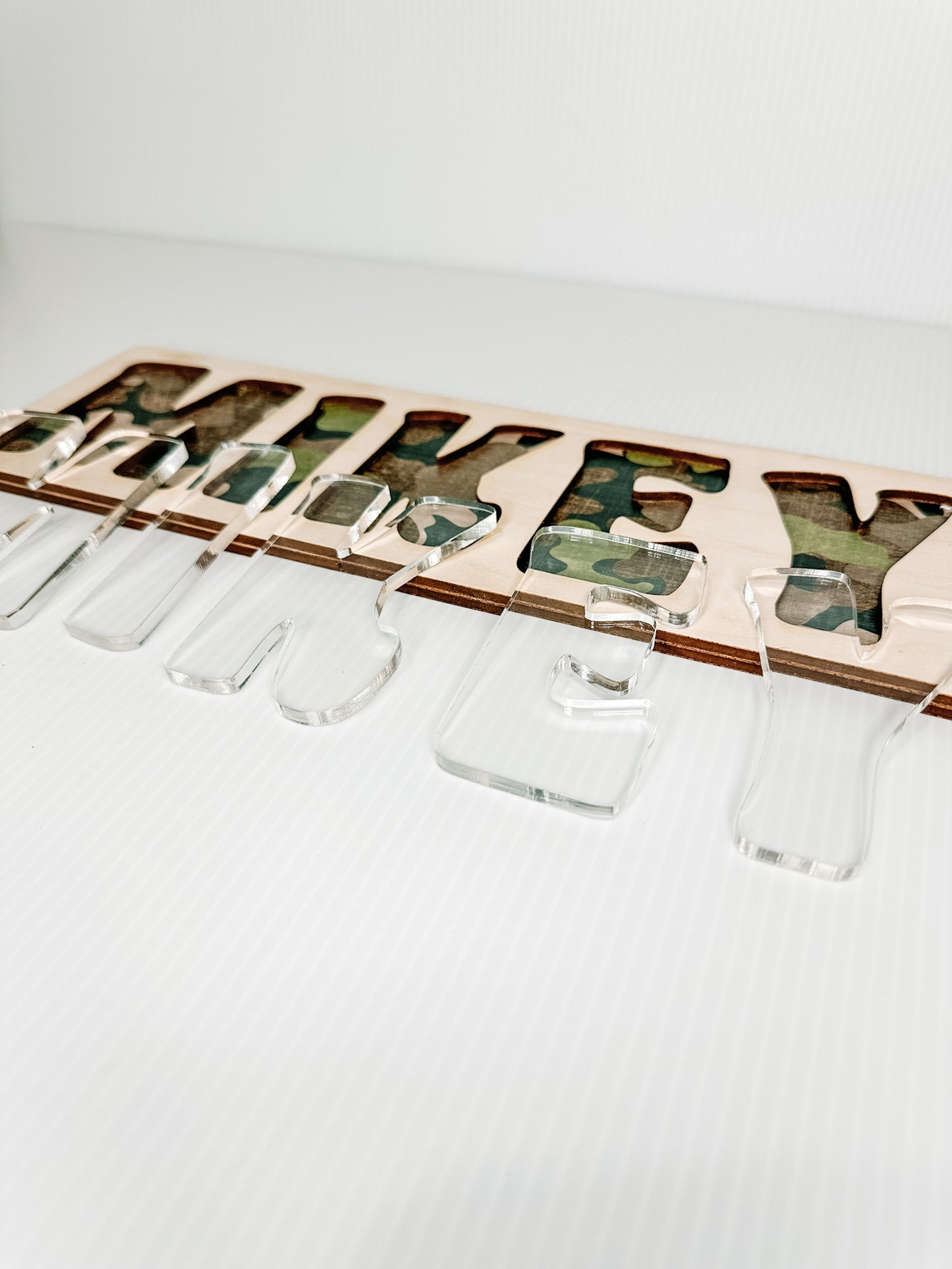 Acrylic Name Puzzle